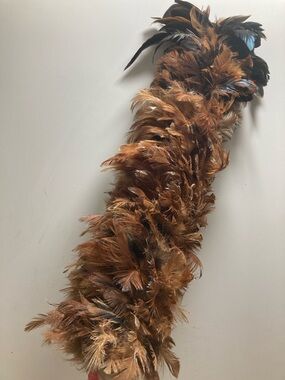 Brown Feather Boa - Rustic Multi-Tone